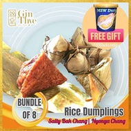 FREE MSW ICE CREAM 380g [Bundle of 8] Frozen Rice Dumplings | Nyonya | Salty Bak Chang