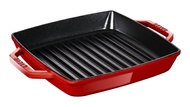Staub 方形條紋烤盤 23 / 28 / 33 cm