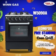 Kompor gas 4 tungku win gas plus oven W-5090
