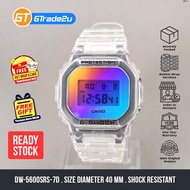 Original G  Shock DW-5600SRS-7D Digital Petak Rainbow Skeleton Watch [READY STOCK]