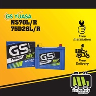 GS Yuasa  NS70L /NS70R 75D26L/R - Car Battery