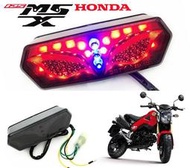 摩托車改裝 MSX125 SF 鷹眼燈光排列 整合式尾燈 一體式方向燈LED煞車燈 方向燈功能煞車燈 贈閃光繼電器