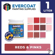 paint Wall paint ♦Davies Paints Sun &amp; Rain 1-Liter (Reds &amp; Pinks)✹
