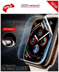 ฟิล์มกันรอยเต็มจอแบบใสสำหรับI Watch 4 5,ขนาด40มม. 44มม. ไม่ใช่กระจกนิรภัยสำหรับApple Watch 3 2 1 38มม. 42มม.