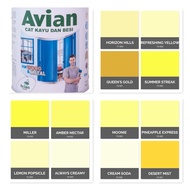 avian CAT kayu dan besi cat avian tinting warna kuning KODE Y 0.9L