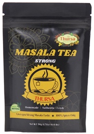 Thursa Authentic Masala Tea Powder (STRONG) 100% Blended With Spices (Without Tea Powder) - 50g