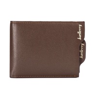 New Men's Zipper Wallet Short Multi-function Card Holder Cross Sale Purse Wallet with Zipper Men Wallet for Men