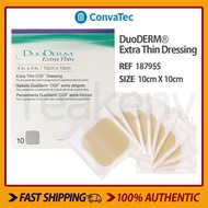 ConvaTec 187955 - DuoDERM Extra Thin Dressings - 4 X 4 Inches,10 Count  (1 Box)