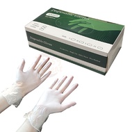 一次性PVC手套 100入/盒 一次性手套 透明手套 PVC手套 無粉手套 塑膠手套