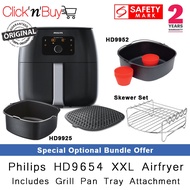 Philips HD9654 XXL Air Fryer. **Grill Pan Tray Attachment Included**. Original Philips SG. 2 Years Warranty.