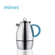 Minos - 香港品牌 Minos 摩卡壺 6杯 家用煮 咖啡壺 不銹鋼 意式 濃縮 手沖壺
