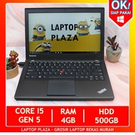 Lenovo Thinkpad X250 Intel Core i5 GEN 5 GEN 4 RAM 8GB HDD 500GB Laptop Bekas Murah Notebook Ultrabook Slim Second Berkualitas Terbaru Tipis