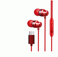 Blue Lake - Mix2s type-c耳機紅米note3 通用耳機（T1 TYP-C紅色）#N110_007_042
