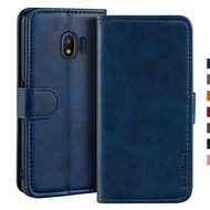 Casing Flip Kulit Mewah untuk Samsung Galaxy J2 Pro, Casing Samsung Galaxy J2 Pro 2018, Casing Flip Kulit Mewah dengan Casing Dompet Magnet dengan Tempat Kartu untuk Samsung Galaxy Grand Prime Pro, Pelindung untuk Samsung Galaxy J2 2018 J250F