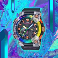 [Original Marco] G.Shock GWF-A1000BRT-1A Master of G Series Frogman with ISO 200m Diver-level Water Resistance Features the Coloring of the Borneo Rainbow Tough Solar and Magnetic Resistant Black Resin | Official Warranty