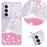 【YOURS】OPPO 全系列 彩鑽防摔手機殼-櫻飛雪(Reno4Pro/Reno4Z/realme6i/X3/X50Pro/Reno2Z/XT)