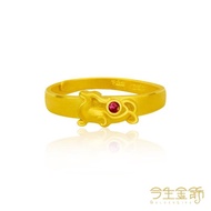 【今生金飾】富貴貔貅尾戒(時尚黃金戒指)