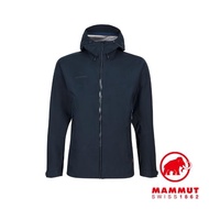 【Mammut 長毛象】Convey Tour HS Hooded Jacket GTX防風防水連帽外套 海洋藍 男款 #1010-27840