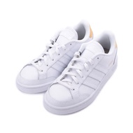 ADIDAS NEO GRAND COURT SE 復古板鞋 全白黃 FW3301 女鞋