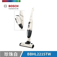 【BOSCH 博世】Readyyy 二合一直立式無線吸塵器 BBHL2215TW(珍珠白)