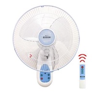 【優佳麗】16吋微電腦遙控壁掛扇(HY-3016R)