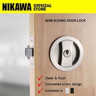 NIKAWA SD88 Sliding Door Lock for Pocket Door, Flush Door