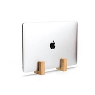 便攜式迷你木質筆記本電腦支架 | Vertical laptop stand. Portable oak wood laptop stand 3 in 1.