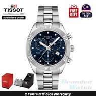 [Official Warranty] Tissot T101.917.11.046.00 Women's PR 100 Sport Chick Chronograph Diamond Index Swiss Made Steel Lady WatchT1019171104600  (watch for women / jam tangan perumpuan / tissot watch for women / tissot watch / women watch)