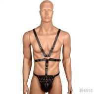 ❃▨BDSM Gay Body Bondage Harness Men Fetish Leather Lingerie Sexual Chest Harness Belt Strap Punk Rave Gay Costumes for A