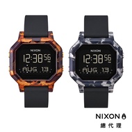 NIXON SIREN 琥珀 黑 玳瑁框 方形電子錶 膠錶帶 手錶 男錶 女錶 潮人裝備 送禮 生日禮物 禮物首選