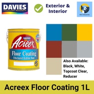 Davies Acreex Rubberized Floor Paint 1 Liter Acreex Reducer All Colors Available Floor Coating Brix