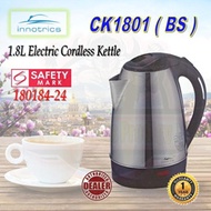 INNOTRICS 1.8L ELECTRIC KETTLE / STAINLESS STEEL KETTLE / KETTLE/ 707 MY FAMILY HEATER /CHAMPS