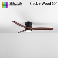 T.Y.L 949 Black (Hugger Style)(60吋) 風扇燈 吊扇燈 LED Ceiling Fan