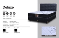 Central Deluxe Standard Uk 140 x 200 Cm Spring Bed Bianca Bed Set