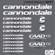 CANNONDALE-10 Bicycle sticker Modified Waterproof Decal AM Reflective Printing