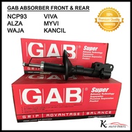 GAB Absorber Front Rear for NCP93, Alza, Waja, Kancil, Viva, Myvi