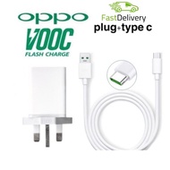 100% ORIGINAL OPPO(50W /65W) SUPER VOOC1.0 /2.0 TYPE C (VOOC Charger Set Plug&Cable)