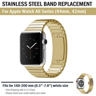สาย โลหะ เหล็ก สแตนเลส นาฬิกา Apple Watch 7 SE 6 5 4 3 2 1 - สายนาฬิกา Link Bracelet Stainless for Apple Watch 45mm 44mm 42mm
