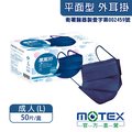 【MOTEX 摩戴舒】醫用口罩 深邃藍(50片/盒)