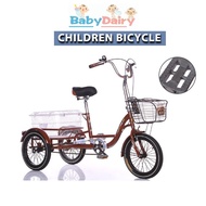 BabyDairy Adult Tricycle Bike In The Old-age Walker Double Bicycle