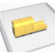 3D Print Airsoft G17 G18 Supressor A0099#airsoft #Glock #G17 #G18 #WE #TM #P1 #water_gel_blaster