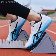 ▬Kasut spike pertandingan lari dan padang pecut kasut kuku profesional lelaki latihan lari jarak jauh wanita kasut lompa