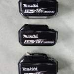 Makita 牧田 紅M 18v 3A 電池x3 for 充電電鑽/起子批/衝擊批/電動手工具 ( 更新/補...