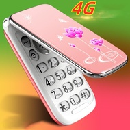 โทรศัพท์4G ฝาพับสองซิมดั้งเดิมโทรศัพท์มือถือเก่าหน้าจอใหญ่แบตเตอรี่3300 MAh ลำโพงใหญ่