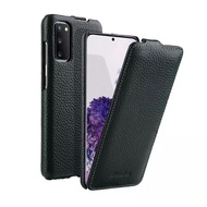 Vertical Opening Genuine Leather Case for Samsung Galaxy S20 Ultra S10 Note 20 10 Plus Melkco Cowhide Busines Flip Cover