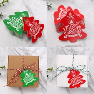 50 Pcs christmas card Gift wrapping card DIY HANDMADE gifts hang tag Merry Christmas Christmas party gift wedding decoration packaging labelTag Krismas