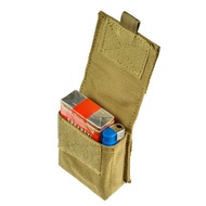 Ready stock🎯Outdoor Airsoft Combat Military Molle Pouch Tactical Single Pistol Magazine Pouch Flashlight Sheath Airsoft