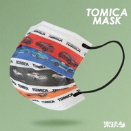 樂玩多【Tomica】兒童平面醫用口罩｜多彩款｜30入/盒