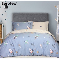 Eurotex Junior, 900 Thread Count 100% Cotton, Kids / Children / Boys / Girls Bedsheet, Fitted Sheet Set / Bedset-Rocket