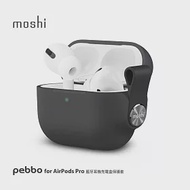 Moshi Pebbo for AirPods Pro 藍牙耳機充電盒保護套黑色